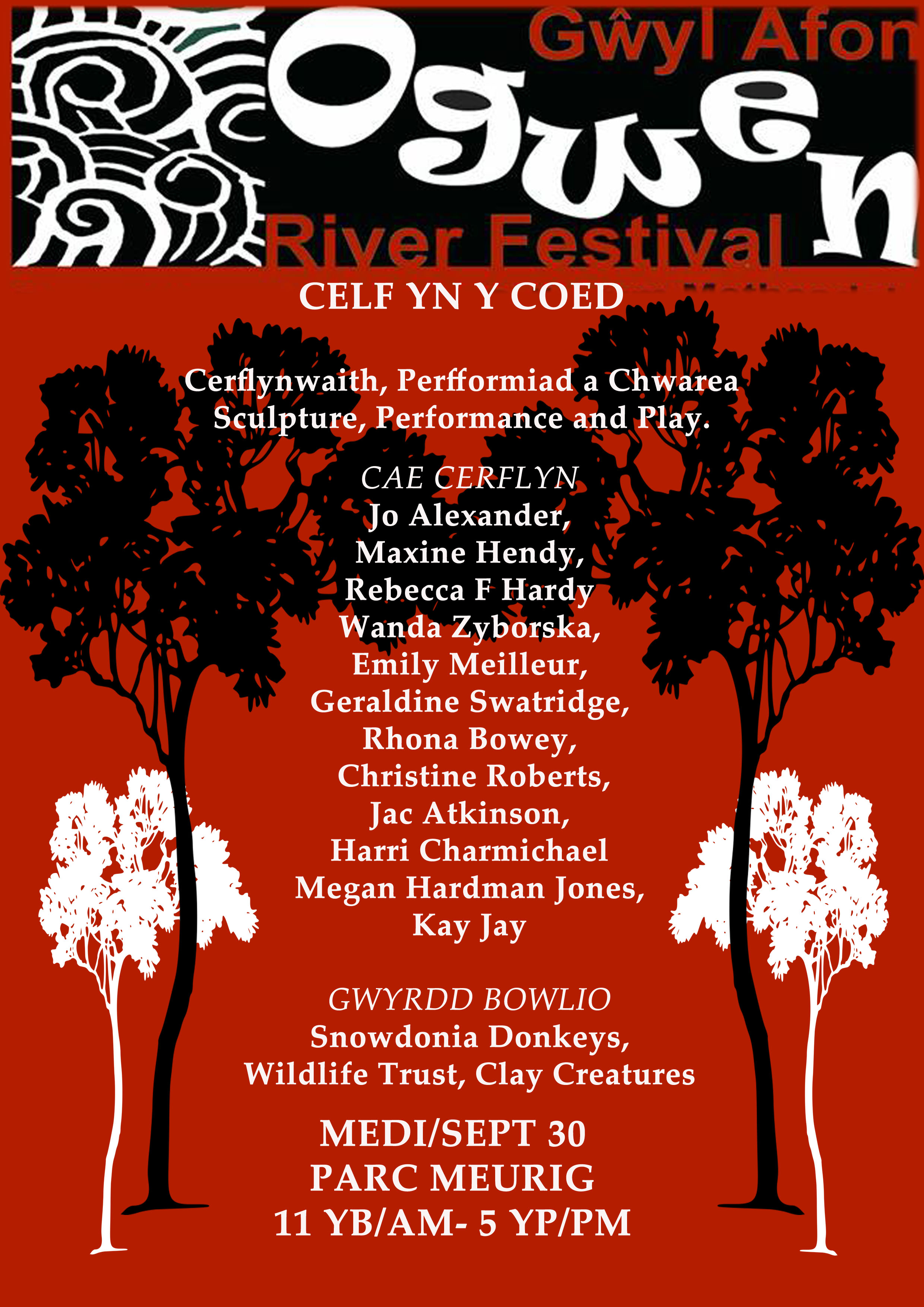 Ogfest 17 celf yn y coed